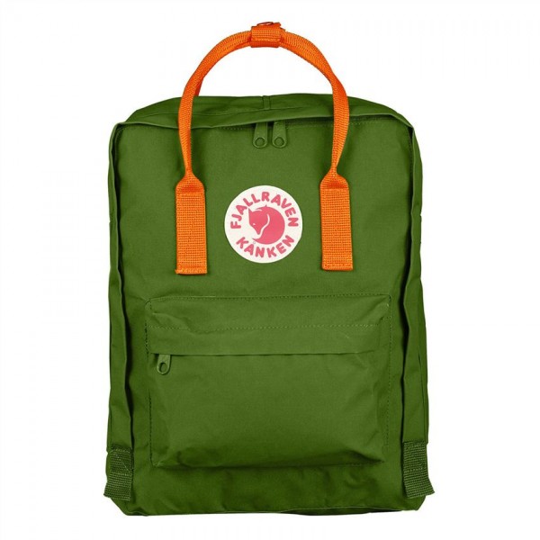 Fjallraven Classic Leaf Green And Burnt Orange Official Clearance