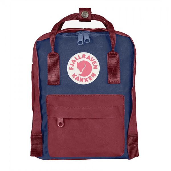 Fjallraven Mini Royal Blue And Ox Red Online Clearance